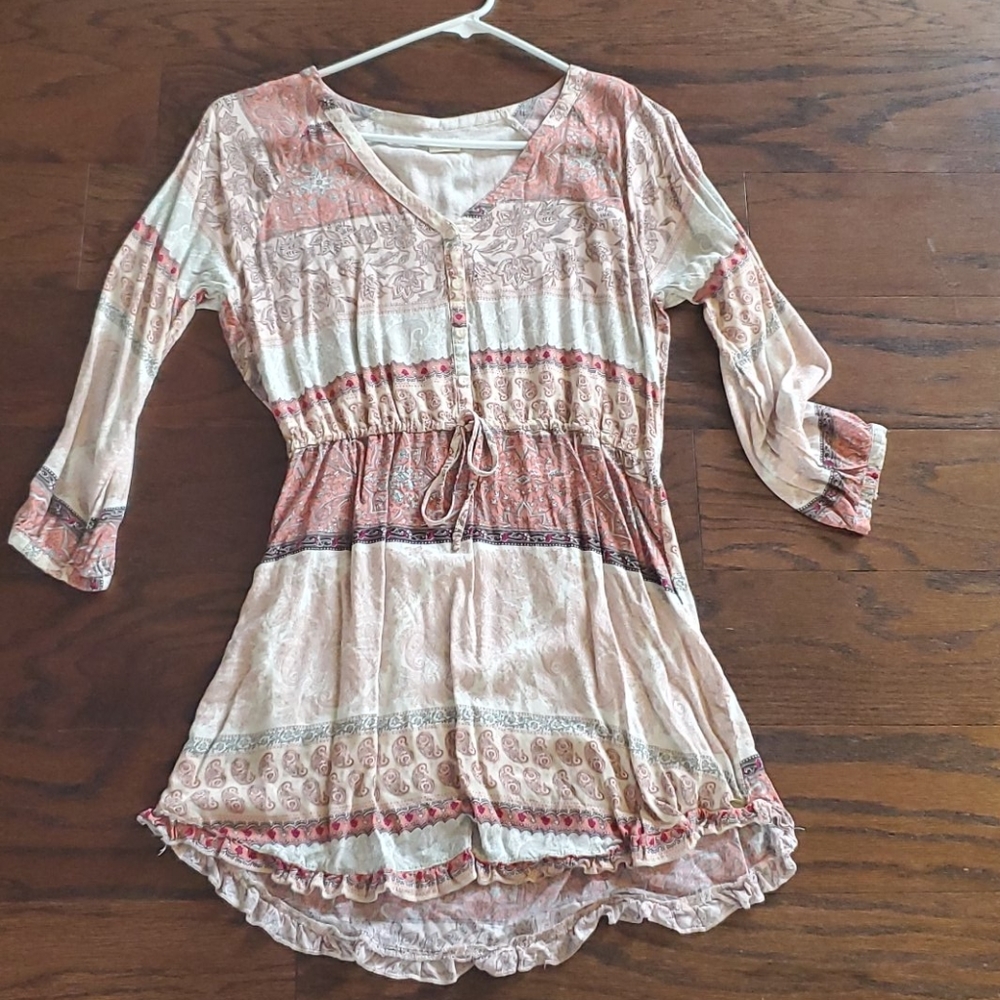 Paisley print dress